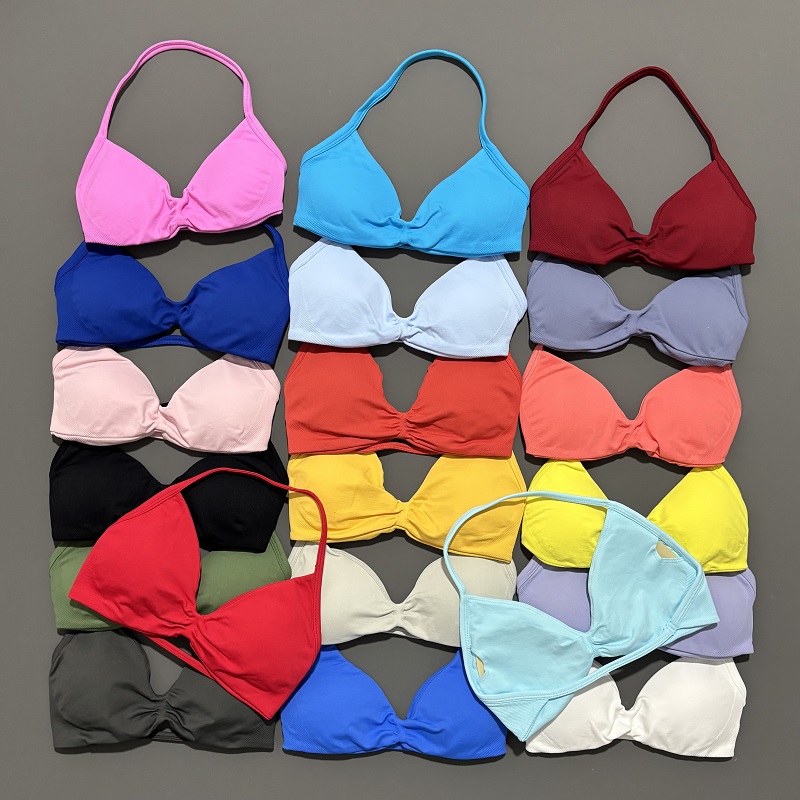 Sports Bra High Impact - 스포츠 스트래피 브라 요가 언더웨어 여성용