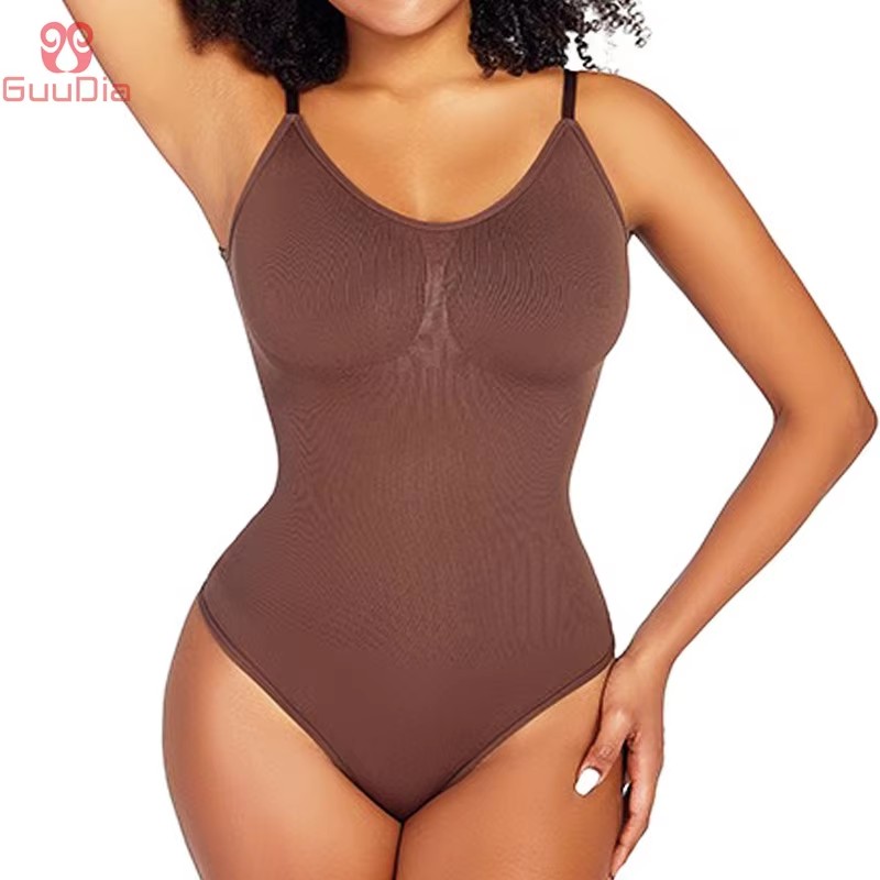 Shapewear Bodysuit Firm - GUUDIA 스판덱스 바디수트 티팬티 스트링 보정속옷