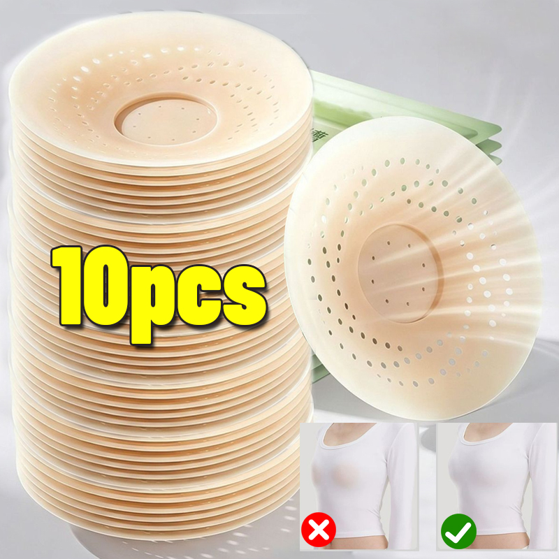 Silicone Bra Adhesive - 2-10개입 투명 셀프 접착식 가슴 패치