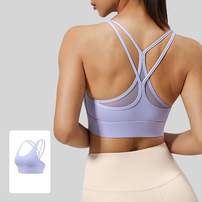 Sports Bra High Impact - 2026 신상 여성 섹시 메쉬 크로스백