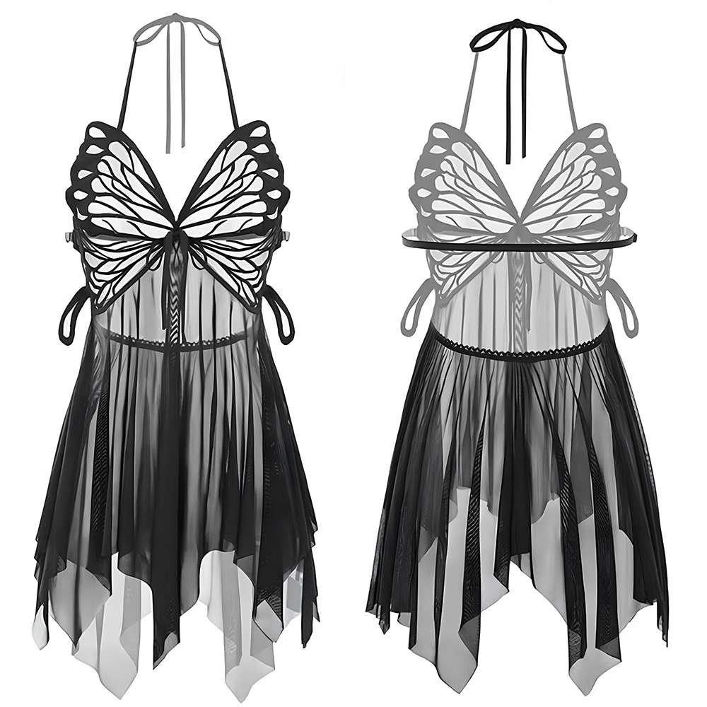 Babydoll Chemise Night - 여성 셔미즈 나이트 가운 포르노 슬립웨어