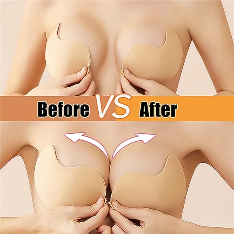 보이지 않는 스트랩리스 접착식 스틱 브라 스트랩리스 푸 - Silicone Bra Adhesive 리뷰 및 가격