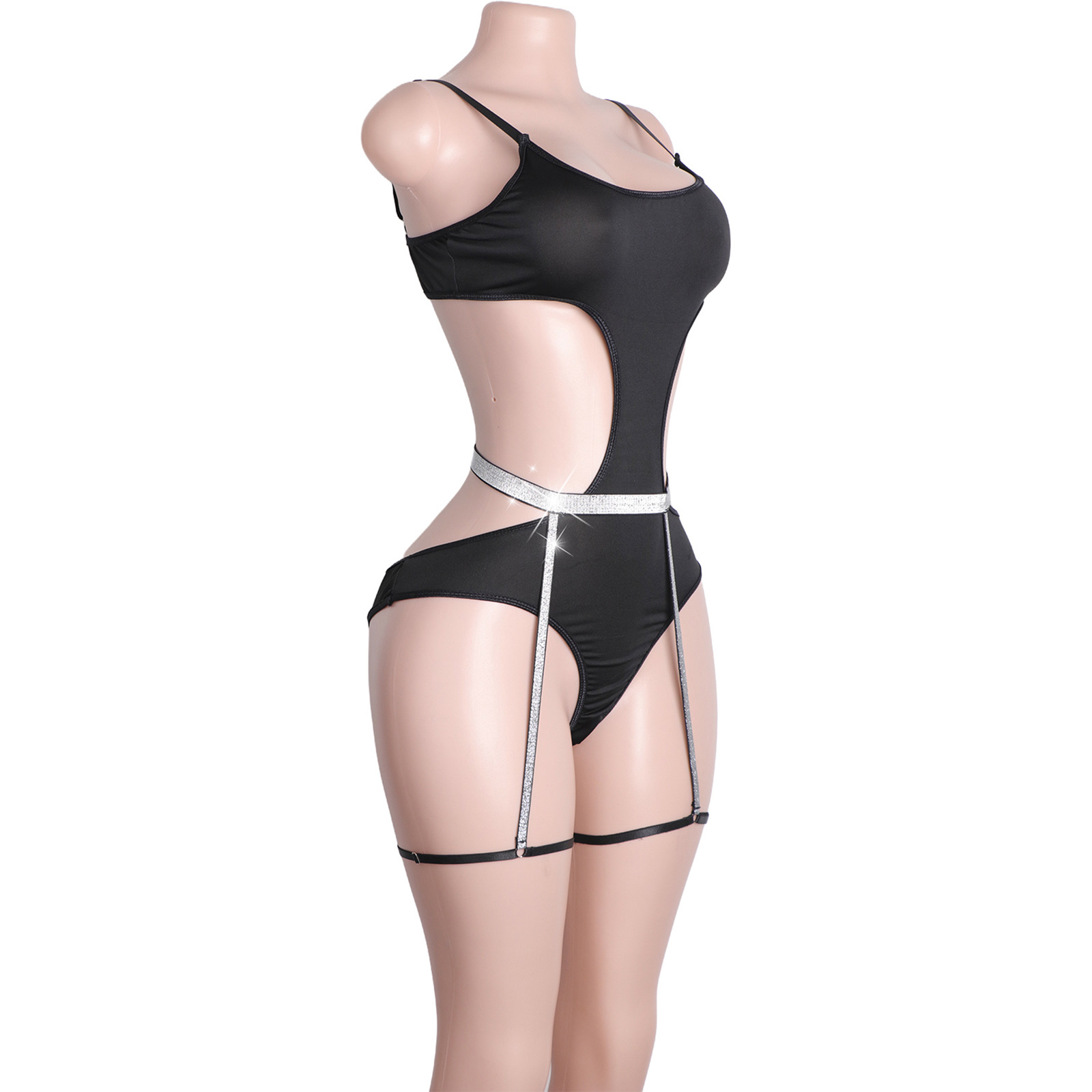 맞춤형 라인스톤 폴댄스 의상, 가터벨트가 있는 이국적인 - Garter Belt Set 리뷰 및 가격