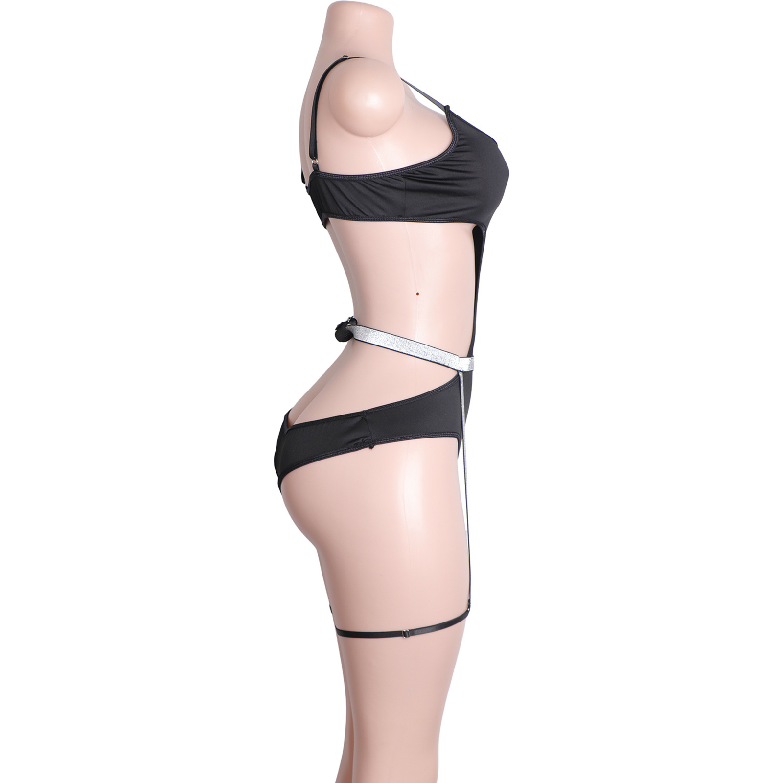 맞춤형 라인스톤 폴댄스 의상, 가터벨트가 있는 이국적인 - Garter Belt Set 리뷰 및 가격