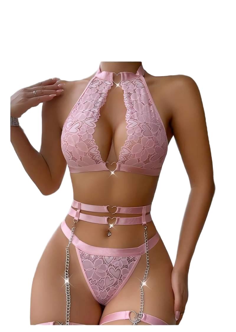 섹시 란제리 세트, 푸쉬업 레이스 가터 란제리 세트(초 - Push Up Bra Padded 리뷰 및 가격