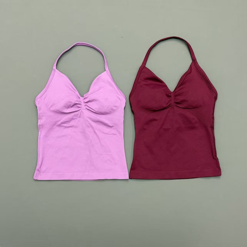 짐 여성용 스포츠 탱크탑 심리스 홀터 스파게티 스트랩  - Sports Bra High Impact 리뷰 및 가격