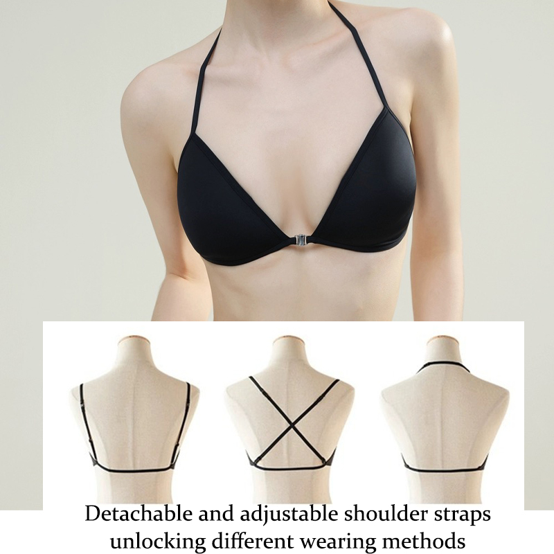 여성 원활한 브래지어 딥 브이 넥 브래지어 조절 가능한 - Bralette Wireless Soft 리뷰 및 가격
