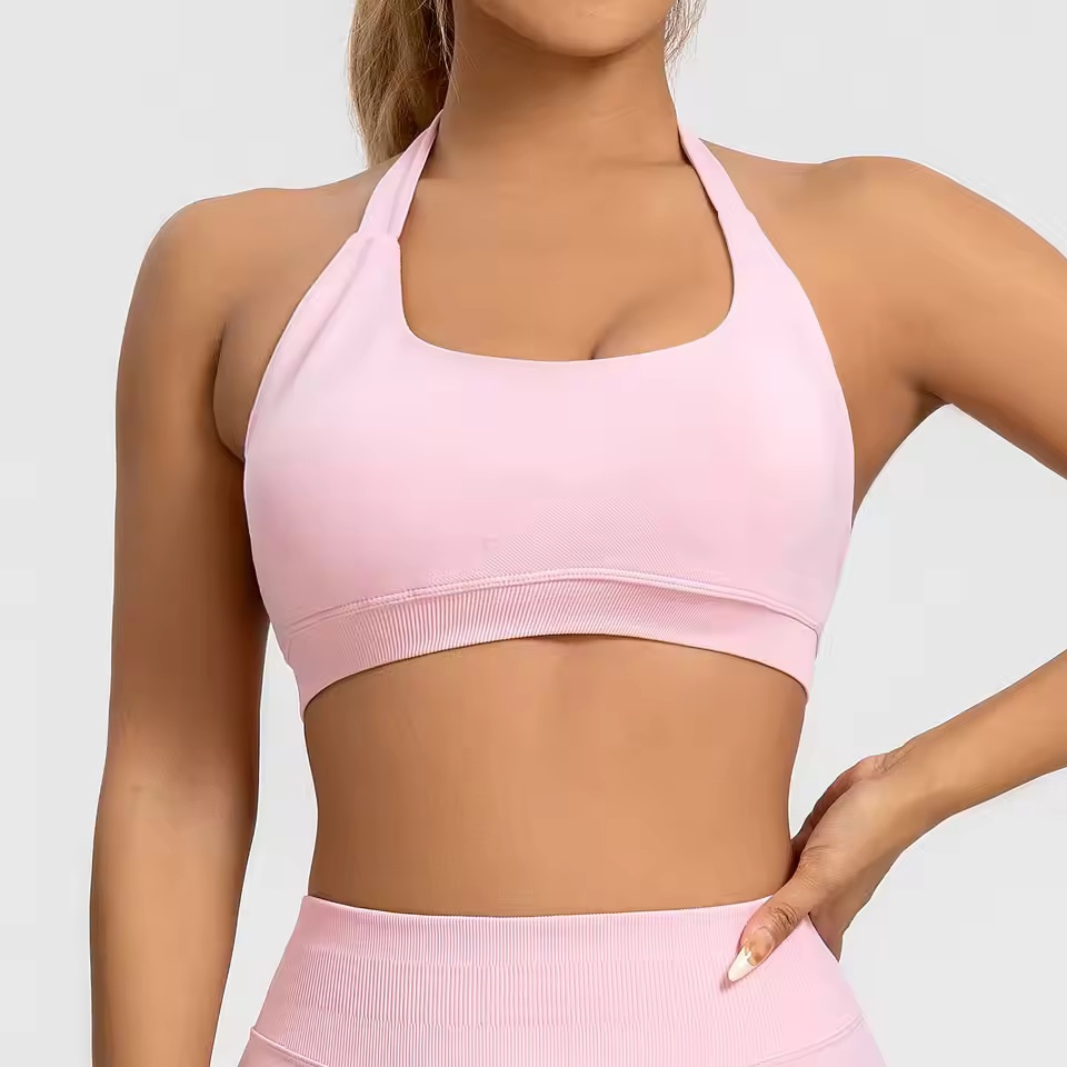 스포츠 브라 여성용 심리스 홀터탑 하이 서포트 푸쉬업  - Seamless Underwear Women 리뷰 및 가격