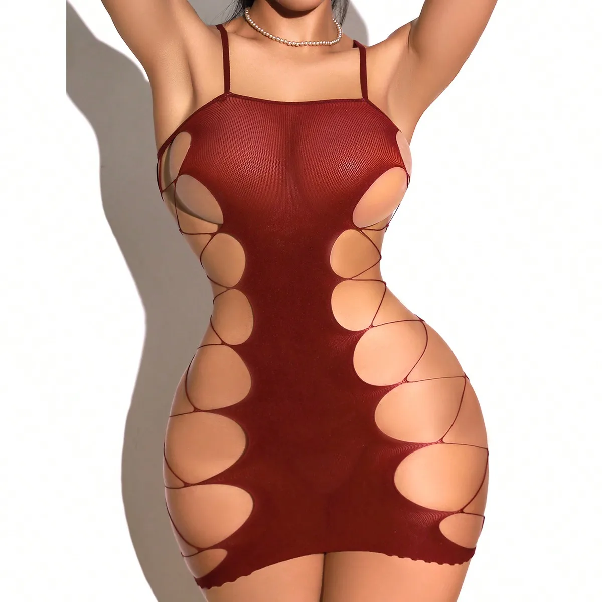 새로운 패션 여성 바디 스타킹 망사 드레스 메쉬 바디돌 - Bodystocking Fishnet 리뷰 및 가격
