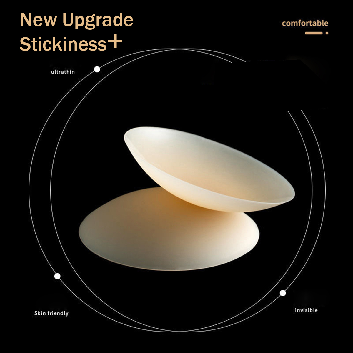 5쌍 더 강력한 접착력 10cm 흔적없는 무접착 스티키 - Silicone Bra Adhesive 리뷰 및 가격