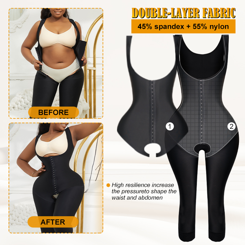 여성용 전신 보정 속옷 복부 조절 수술 후 회복용 오픈 - Shapewear Bodysuit Firm 리뷰 및 가격