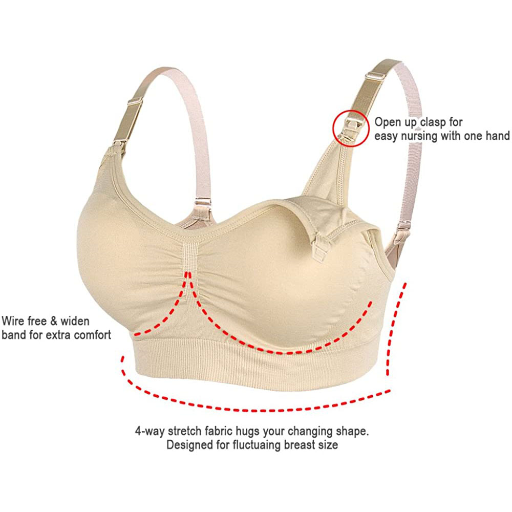 임산부 수유 브라, 심리스 클립 다운, 수면 브라렛,  - Nursing Bra Sleep 리뷰 및 가격