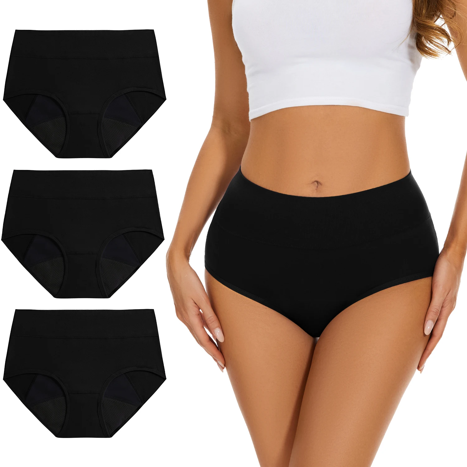 여성용 생리 팬티, 4 층 누수 방지, 생리용 중흡수성 - Period Panty Absorbent 리뷰 및 가격