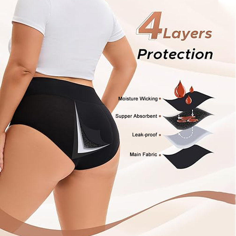 대량 생리혈에도 안전한 4중 방수 코튼 소녀용 팬티,  - Period Panty Absorbent 리뷰 및 가격