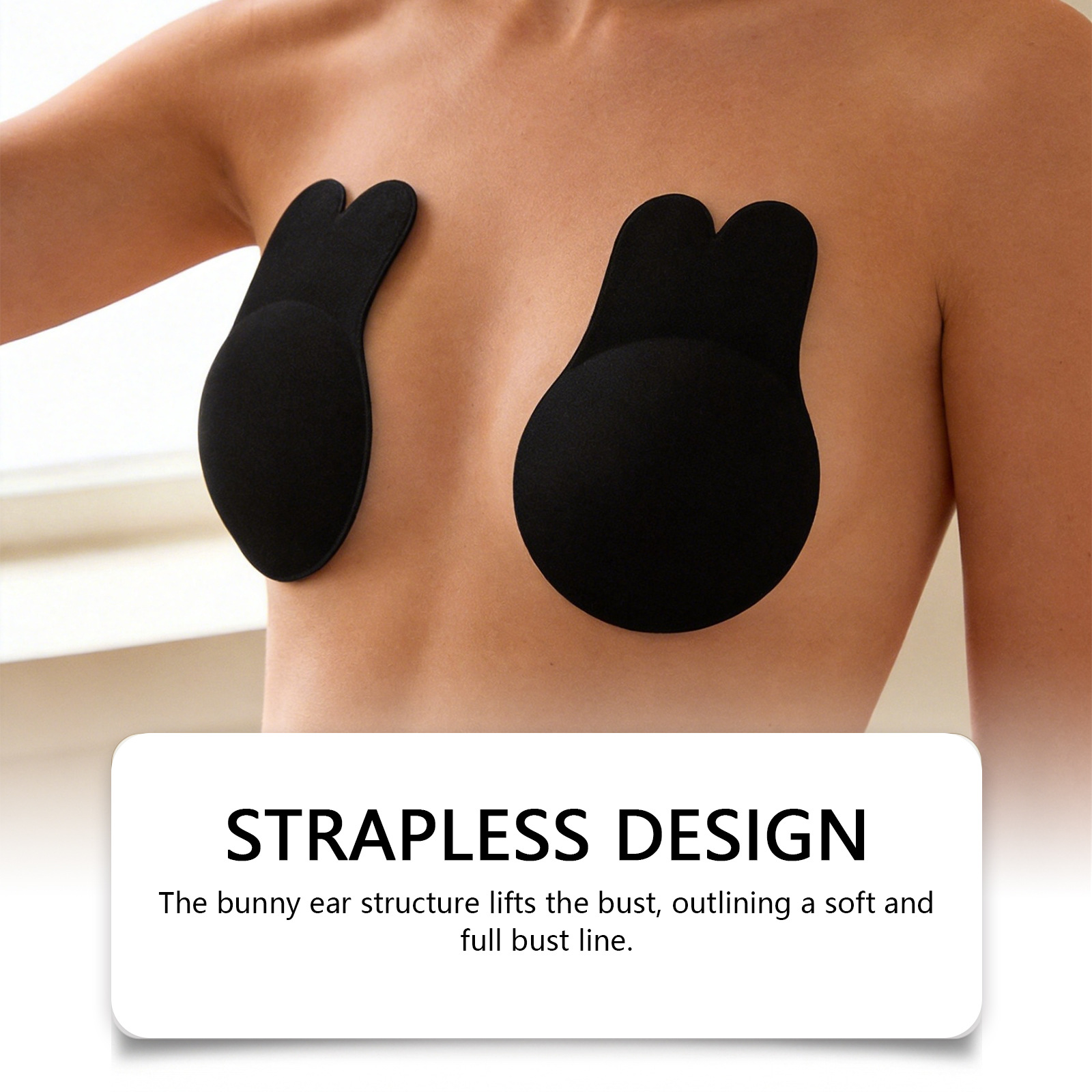 토끼 귀 모양의 투명 니플 커버, 통기성 미끄럼 방지  - Nipple Cover Pasties 리뷰 및 가격