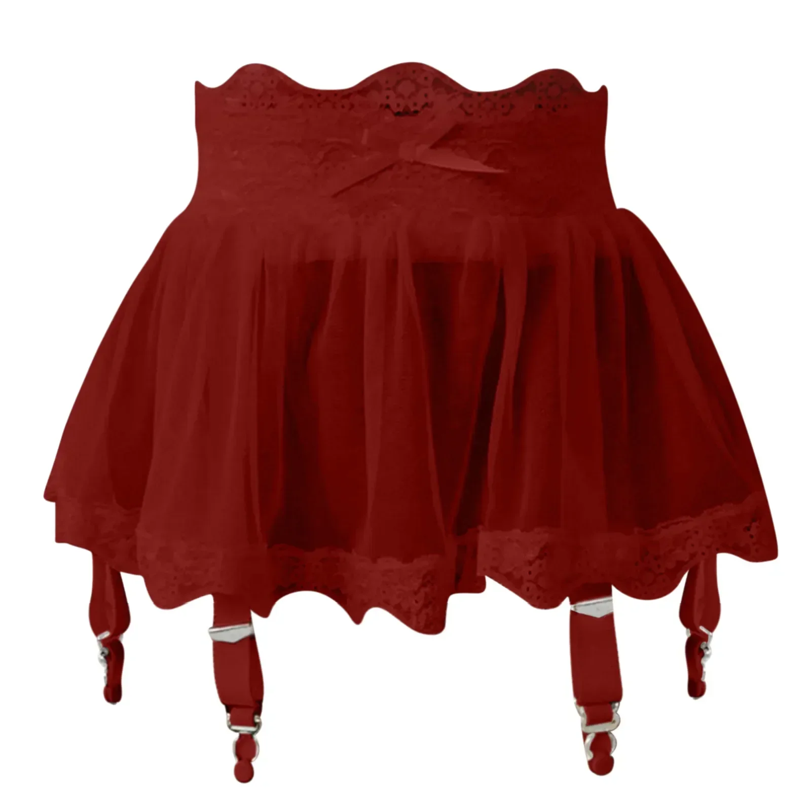 여성 하이웨이스트 레이스 붕대 섹시 미니스커트 가터벨트 - Garter Belt Set 리뷰 및 가격