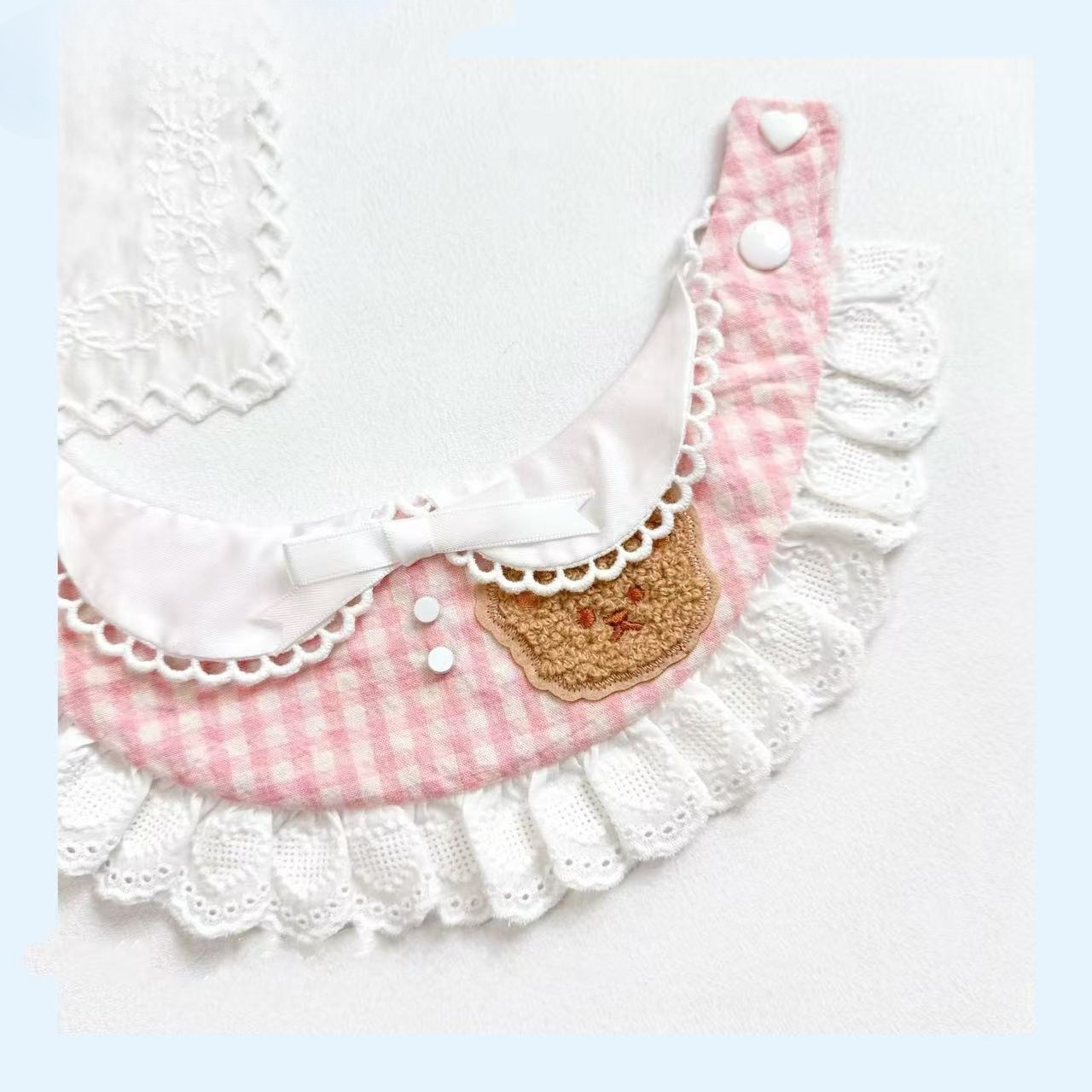 애완동물 가을 겨울 체크무늬 귀여운 레이스 테디베어 침 - Lace Teddy Lingerie 리뷰 및 가격