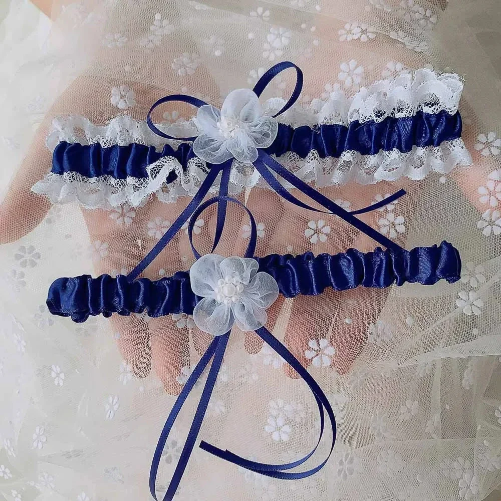 2개 세트 새틴 리본 웨딩 브라이덜 가터 벨트 신축성  - Garter Belt Set 리뷰 및 가격