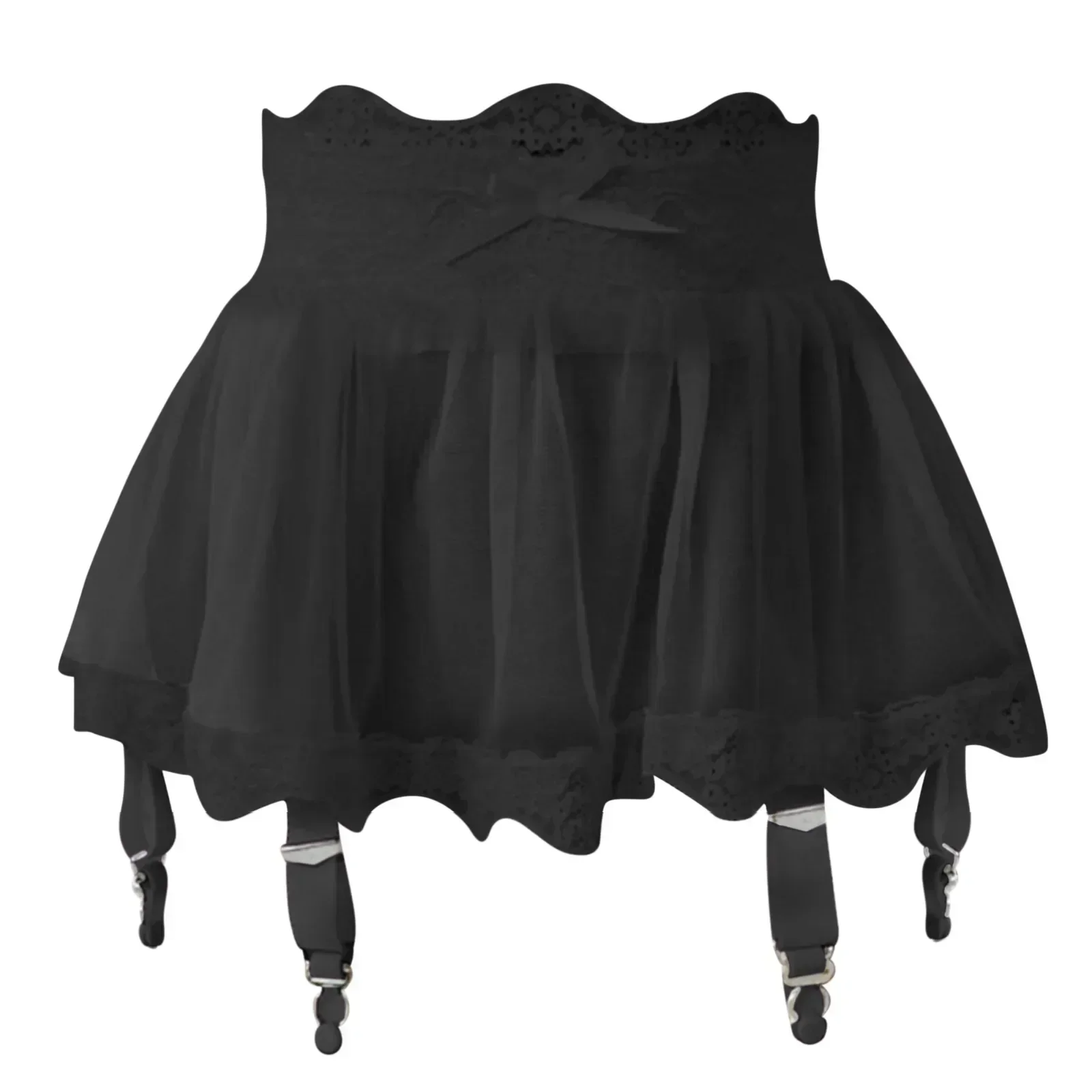 여성 하이웨이스트 레이스 붕대 섹시 미니스커트 가터벨트 - Garter Belt Set 리뷰 및 가격