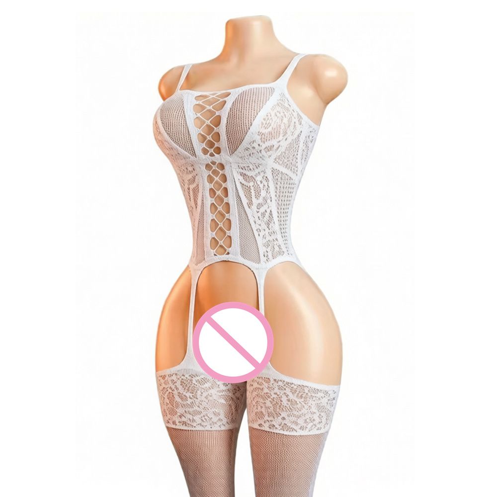 새로운 오픈 크로치 바디스타킹 여성 섹시 란제리 망사  - Bodystocking Fishnet 리뷰 및 가격
